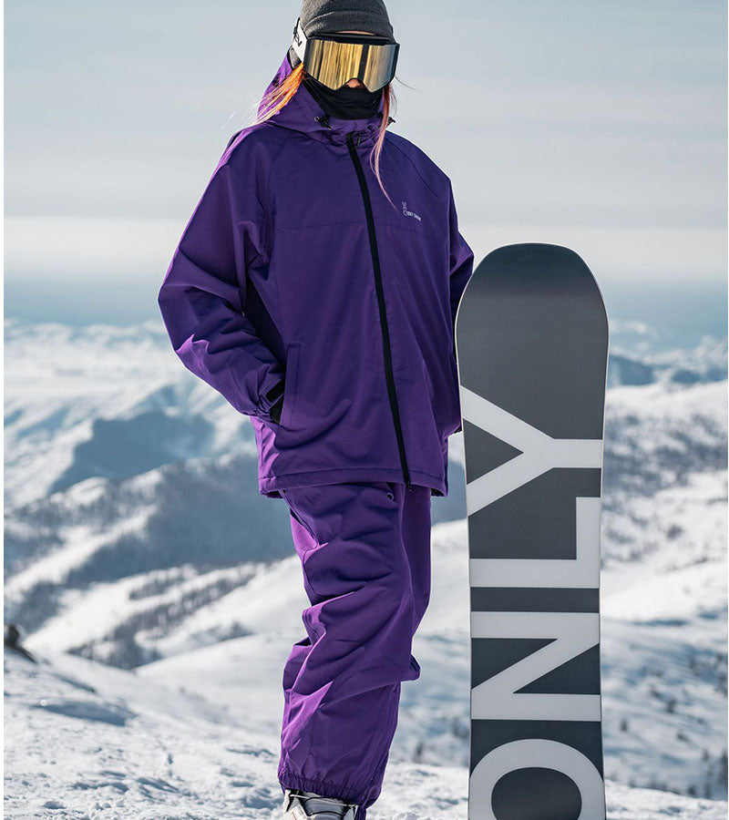 Cool Outdoor Winter Oversized Ski Suit Set for Couple Riuiyele