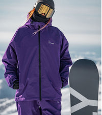 Cool Outdoor Winter Oversized Ski Suit Set for Couple