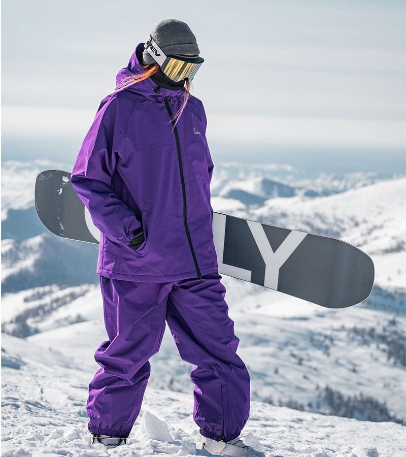 Cool Outdoor Winter Oversized Ski Suit Set for Couple