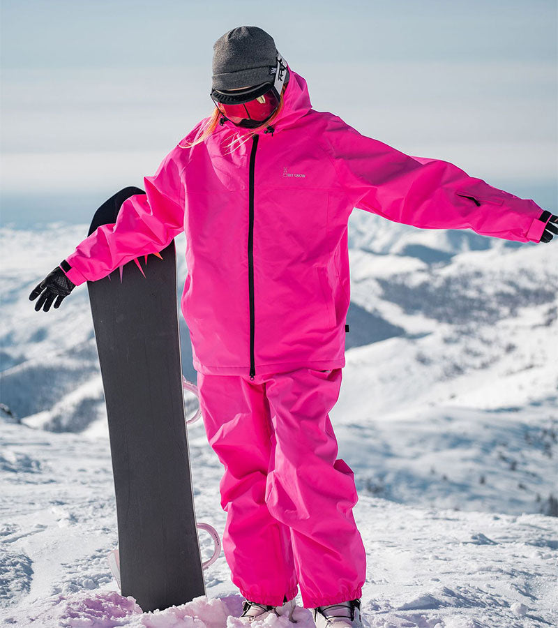 Cool Outdoor Winter Oversized Ski Suit Set for Couple Riuiyele