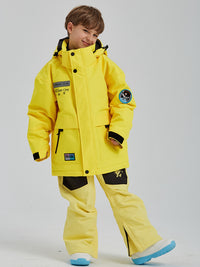 Solid Color Boys Snow Jacket