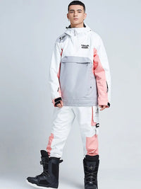 Men's Snowboard Jackets and Pants With Chest Pockets