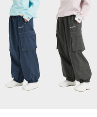 Baggy Denim Snow Overalls Pants Couple Style 