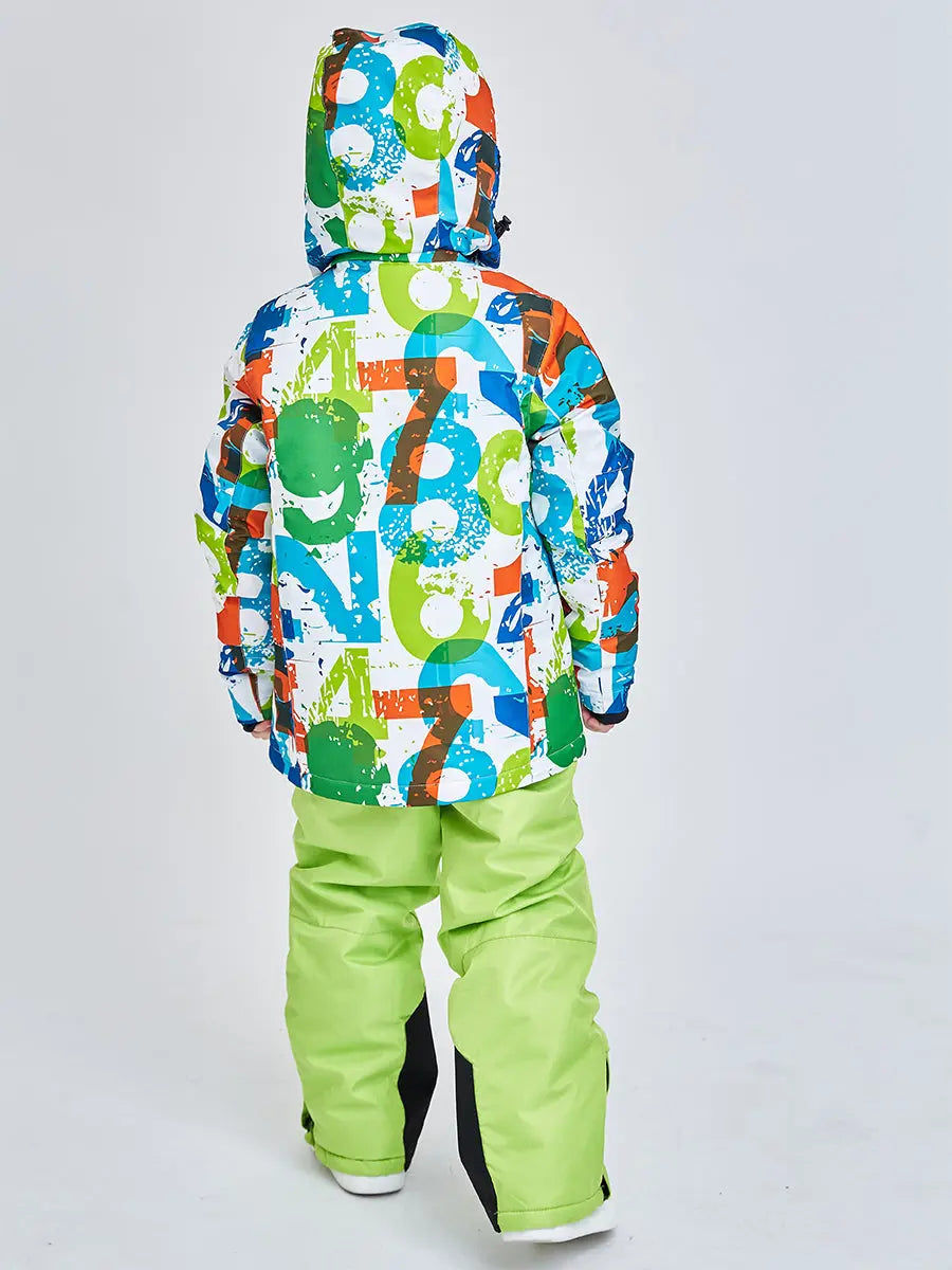 Riuiyele Baby Boy Insulated Snow Jacket Waterproof 