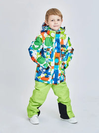 Riuiyele Baby Boy Insulated Snow Jacket Waterproof 