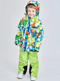 Riuiyele Baby Boy Insulated Snow Jacket Waterproof 