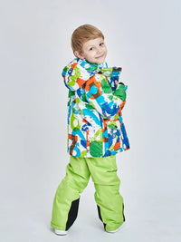 Riuiyele Baby Boy Insulated Snow Jacket Waterproof 