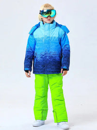 Riuiyele Boy Ski Snowboarding Set Softshell