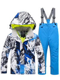 Riuiyele Boy Skiing Snowboarding Insulated Suits Breathable 