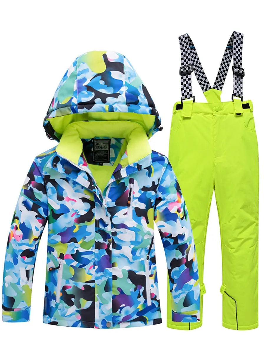 Riuiyele Boy Snowboard Ski Insulated Snow Set 