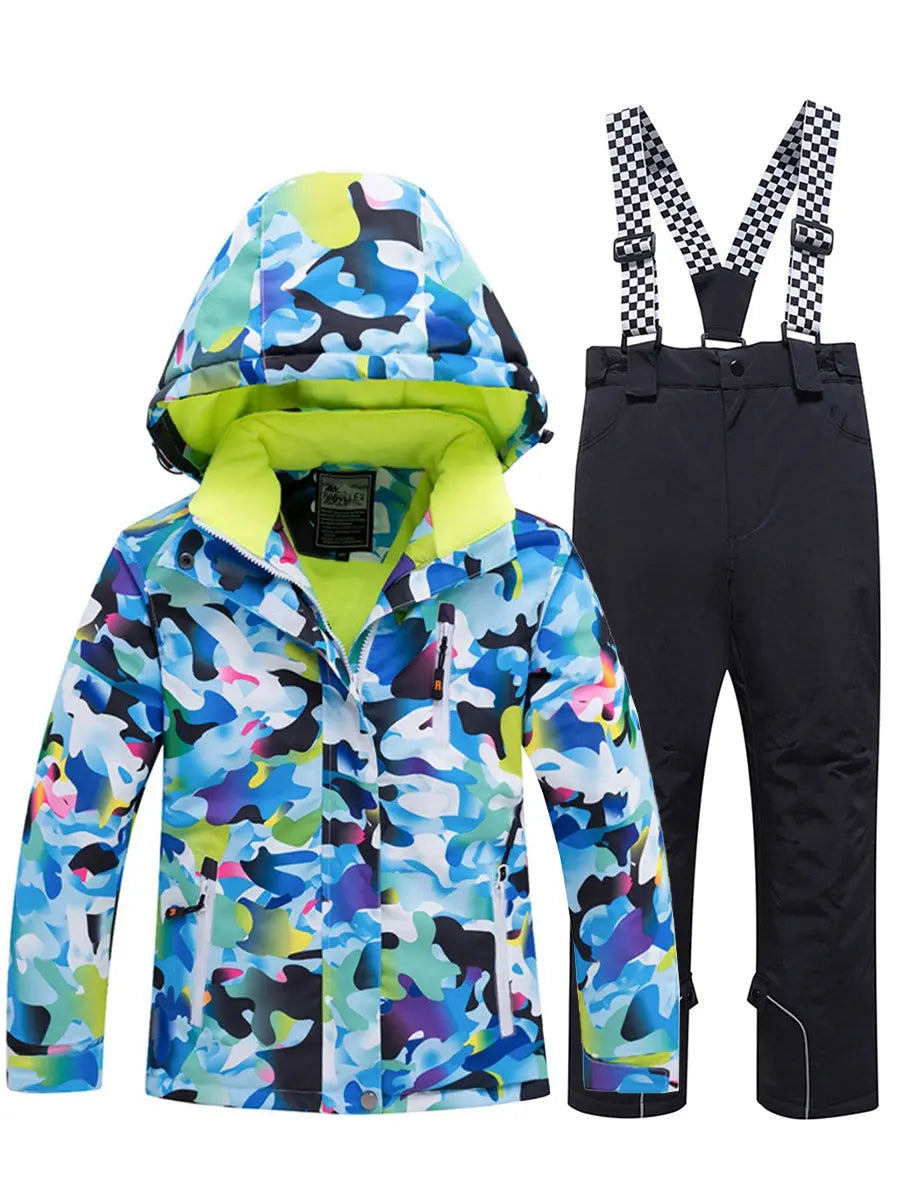 Riuiyele Boy Snowboard Ski Insulated Snow Set 