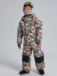 Riuiyele Boys' One-Piece Snow Suit Ski Snowboarding 