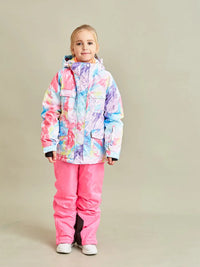 Riuiyele Girl Insulated Snow Jacket Waterproof 