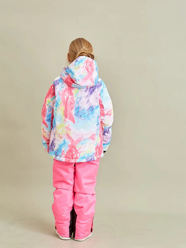 Riuiyele Girl Insulated Snow Jacket Waterproof 