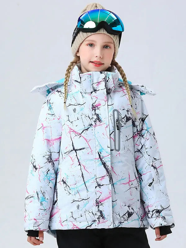 Riuiyele Girl Ski Shell Jackets Windproof