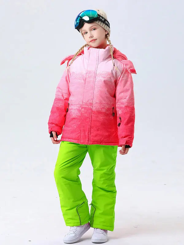 Riuiyele Girl Ski Snowboarding Set Waterproof