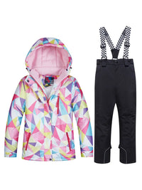 Riuiyele Girl Skiing Snowboarding Insulated Suits Windproof