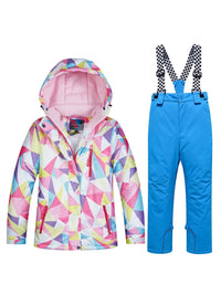 Riuiyele Girl Skiing Snowboarding Insulated Suits Windproof