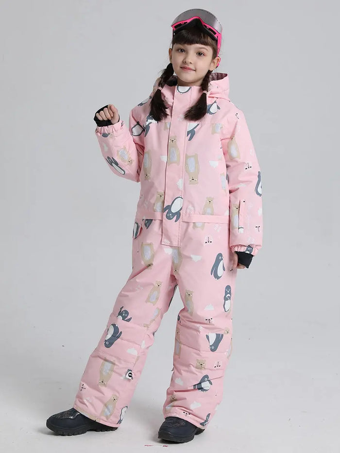 Riuiyele Girls' One-Piece Snow Suit Ski Snowboarding 