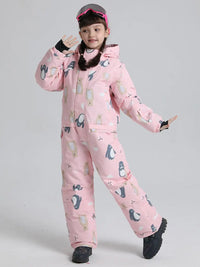 Riuiyele Girls' One-Piece Snow Suit Ski Snowboarding 