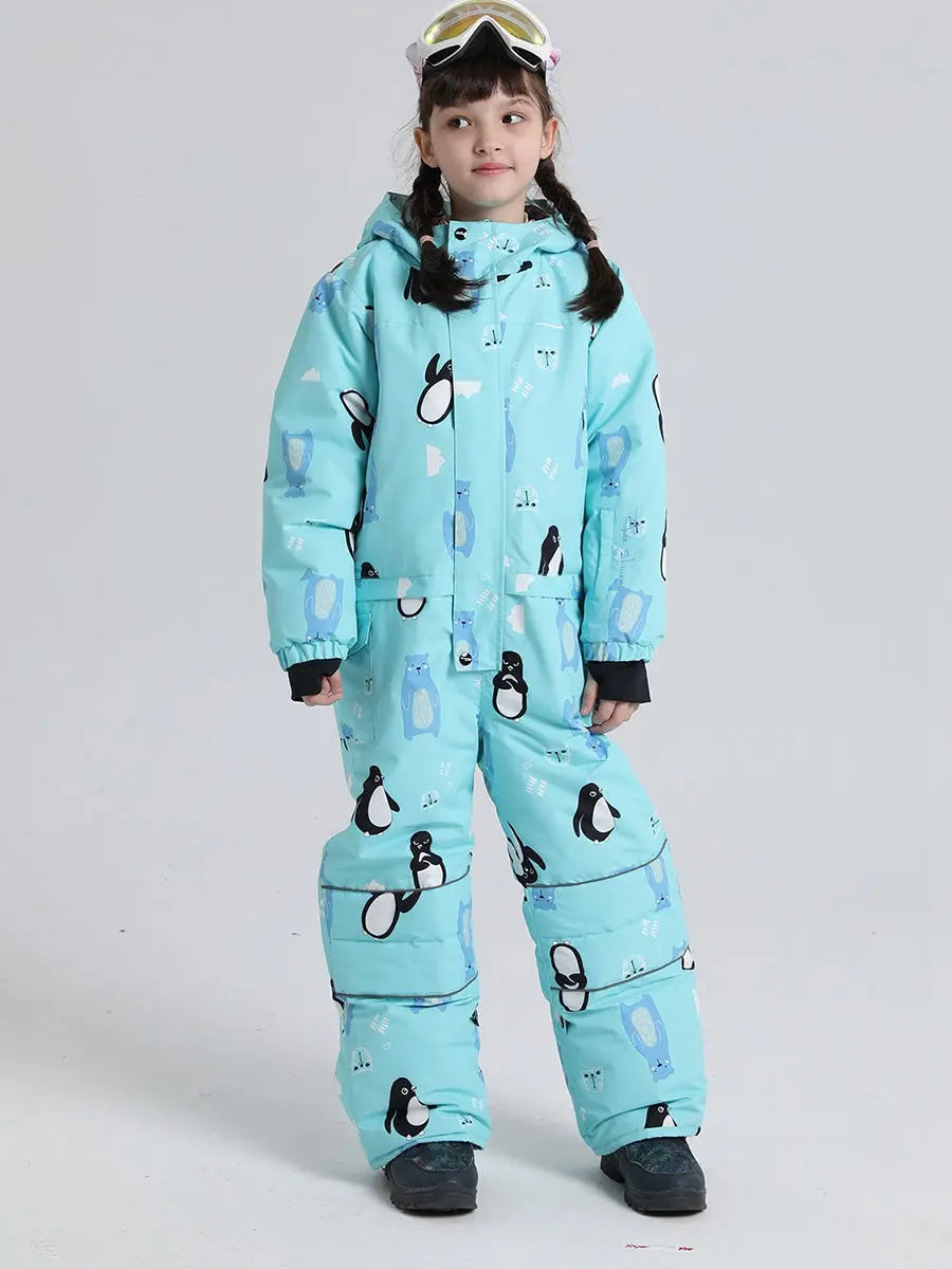 Riuiyele Girls' One-Piece Snow Suit Ski Snowboarding 