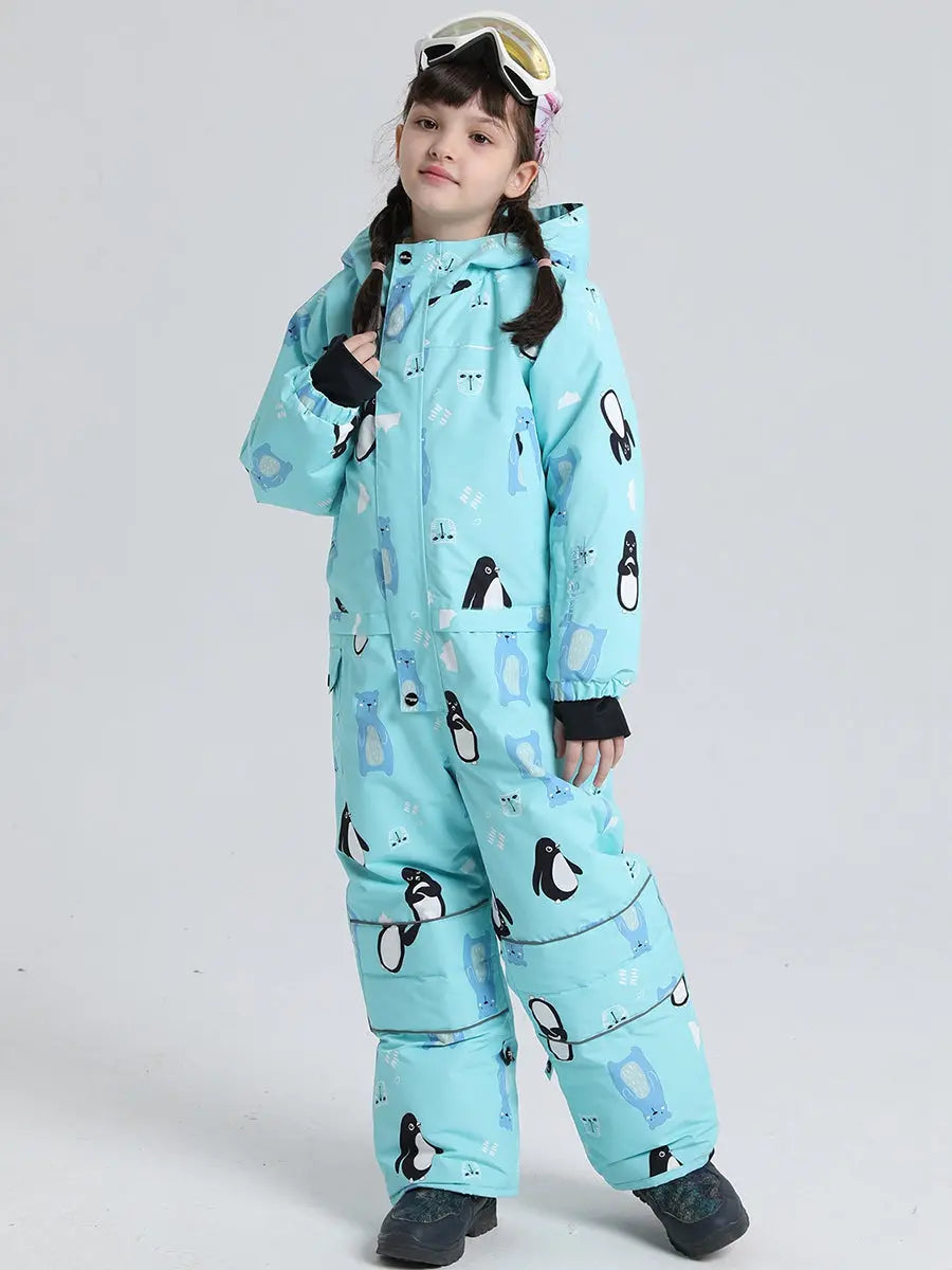 Riuiyele Girls' One-Piece Snow Suit Ski Snowboarding 