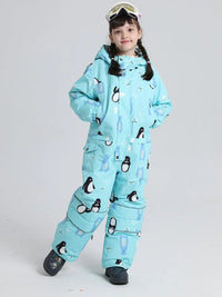 Riuiyele Girls' One-Piece Snow Suit Ski Snowboarding 