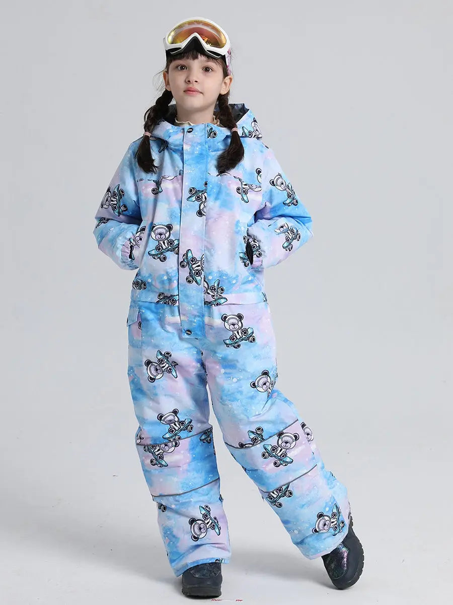 One piece snow suit girls best sale