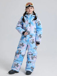 Riuiyele Girls' One-Piece Snow Suit Ski Snowboarding 