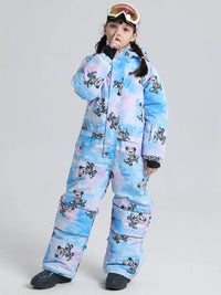 Riuiyele Girls' One-Piece Snow Suit Ski Snowboarding 