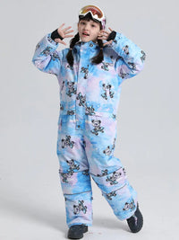 Riuiyele Girls' One-Piece Snow Suit Ski Snowboarding 