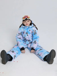 Riuiyele Girls' One-Piece Snow Suit Ski Snowboarding 