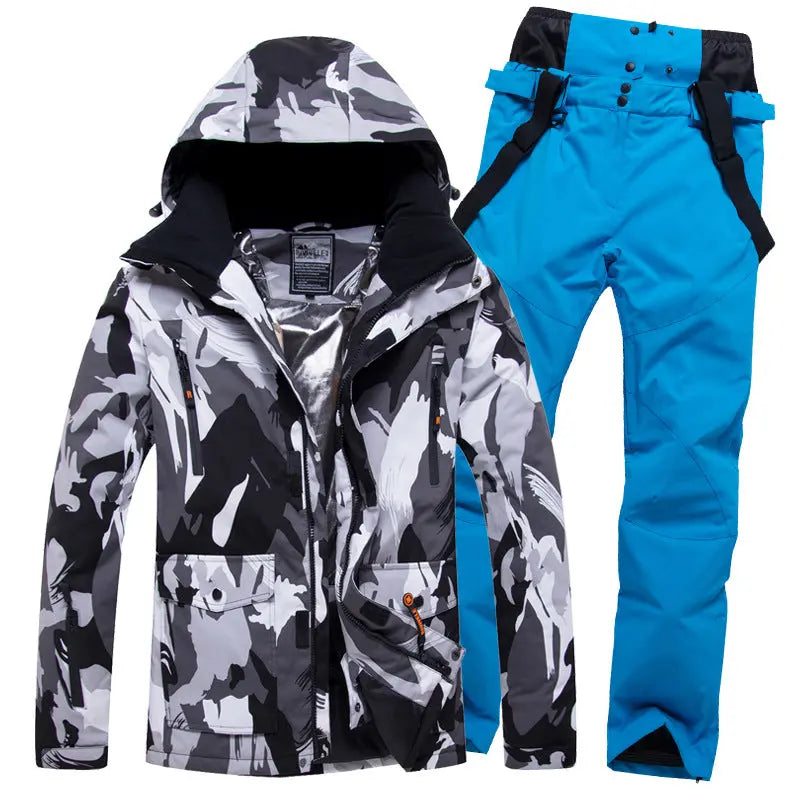 Riuiyele Men Insulated Skiing Snowboarding Set Waterproof Riuiyele