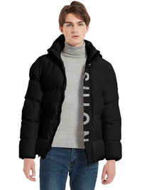 Riuiyele Men Puffer Jacket Coat with Hood