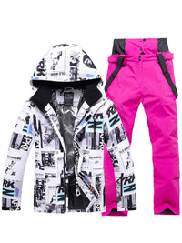 Riuiyele Men Skiing Snowboarding Set Windproof 