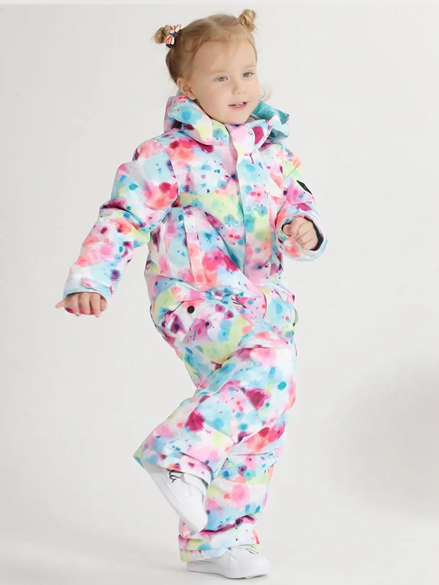 Riuiyele Toddler One Piece Snowsuits Waterproof