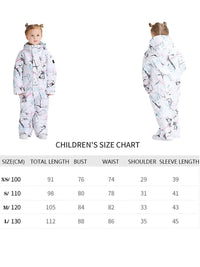 Riuiyele Toddler One Piece Snowsuits Windproof