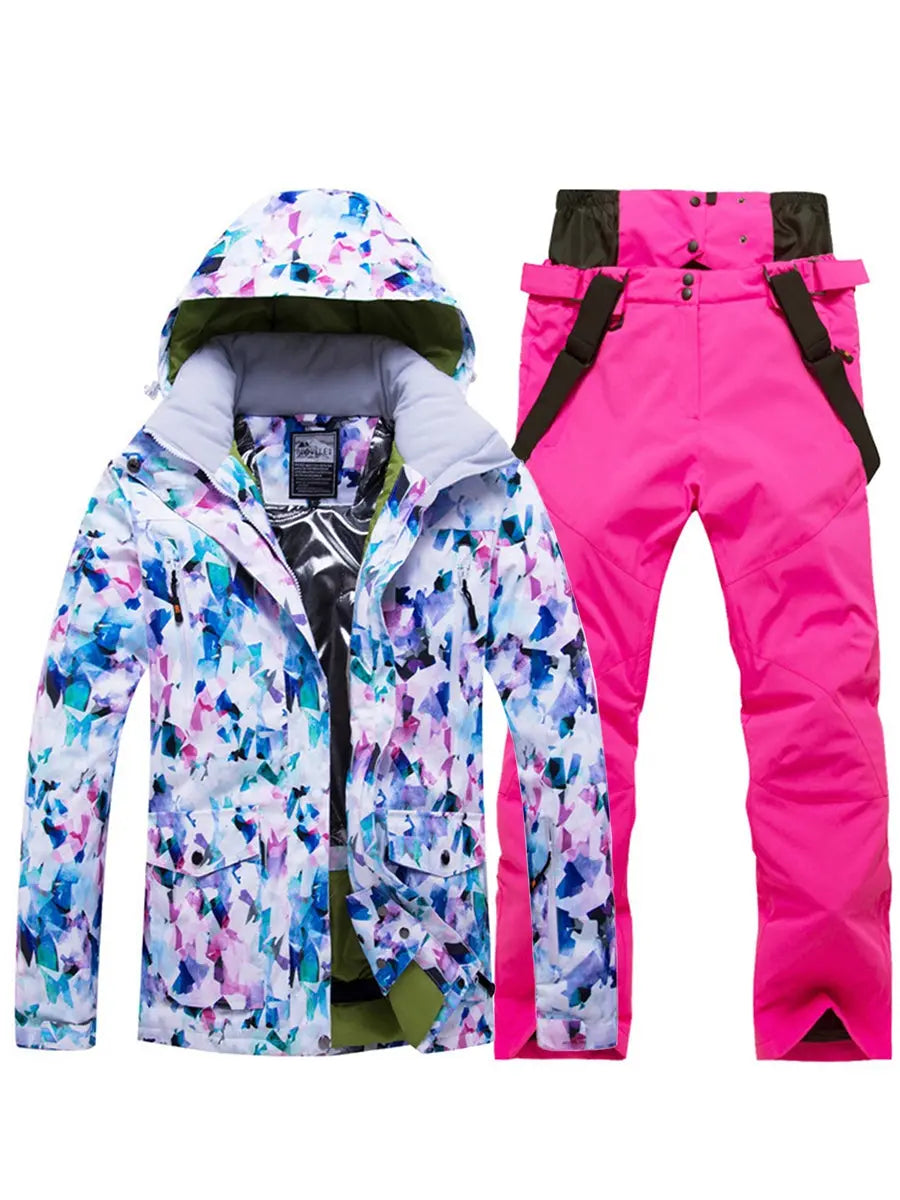 Riuiyele Women Insulated Snow Skiing Snowboarding Set 