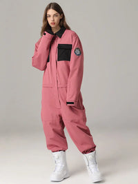 Riuiyele Women One Piece Snowsuit