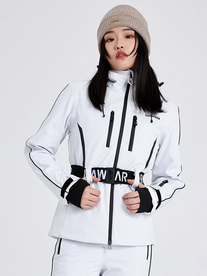 Women's Slim Belted Ski Jacket