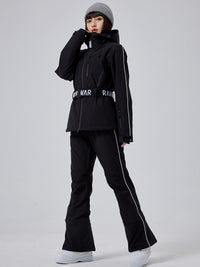 Women's Slim Belted Ski Suit