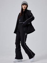 Women's Slim Belted Ski Suit