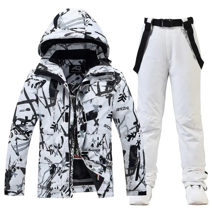 Riuiyele Women's Graffiti Snow Suits Riuiyele