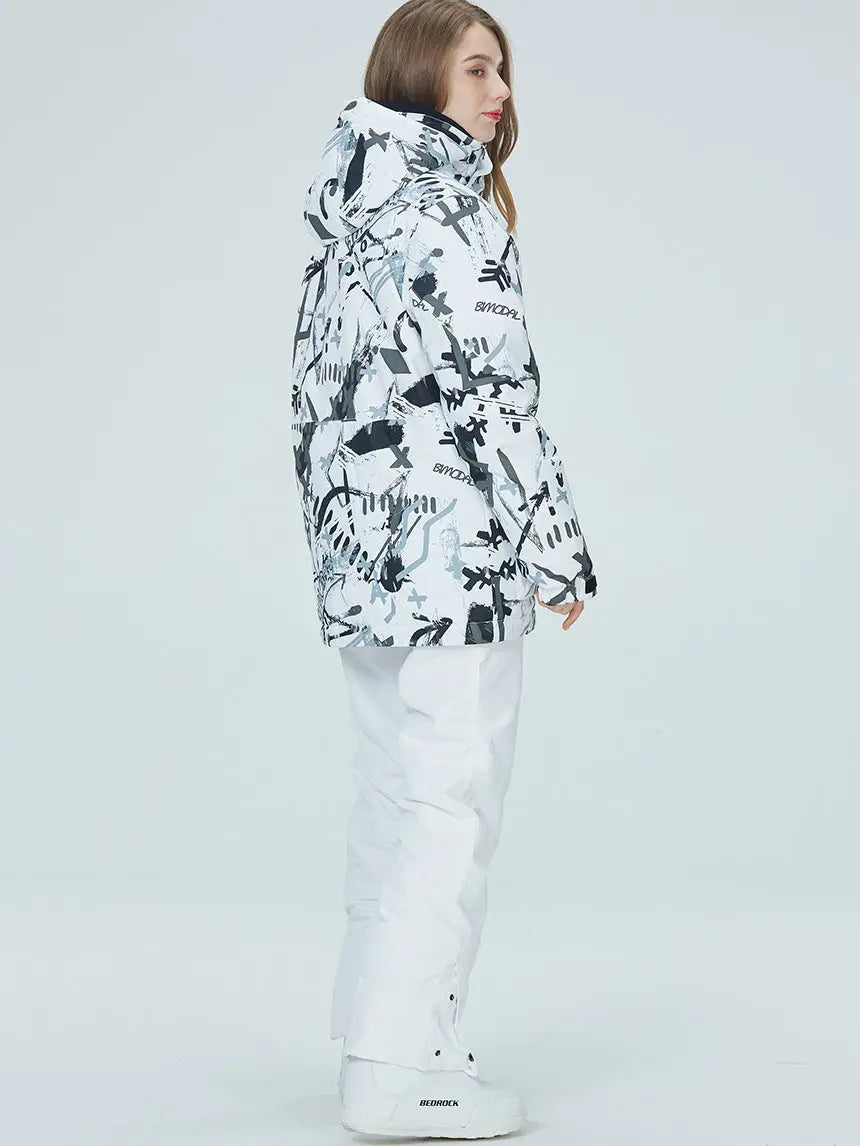 Riuiyele Women's Graffiti Snow Suits