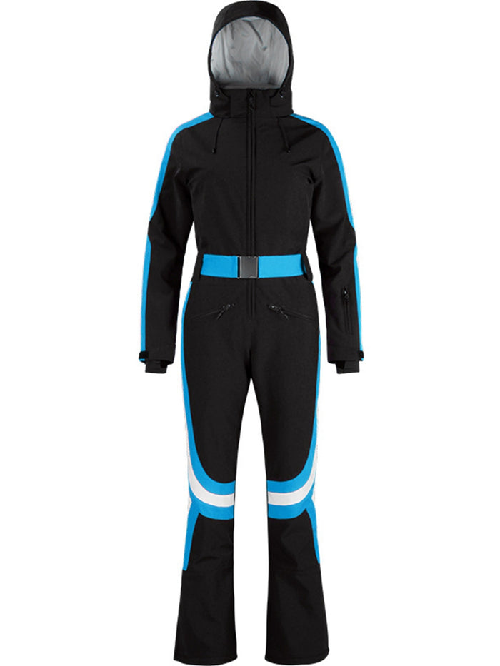 Women's Slim Belted Ski Suit