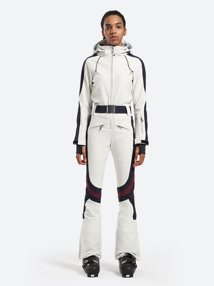 Women's Slim Belted Ski Suit