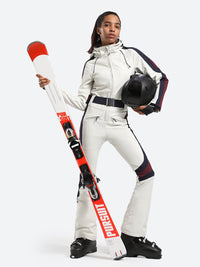 Women's Slim Belted Ski Suit Riuiyele