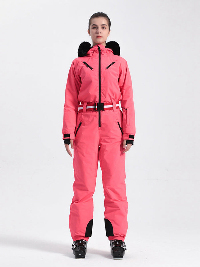 Retro Women's One Piece Ski Suit