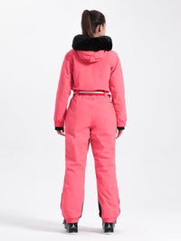 Retro Women's One Piece Ski Suit