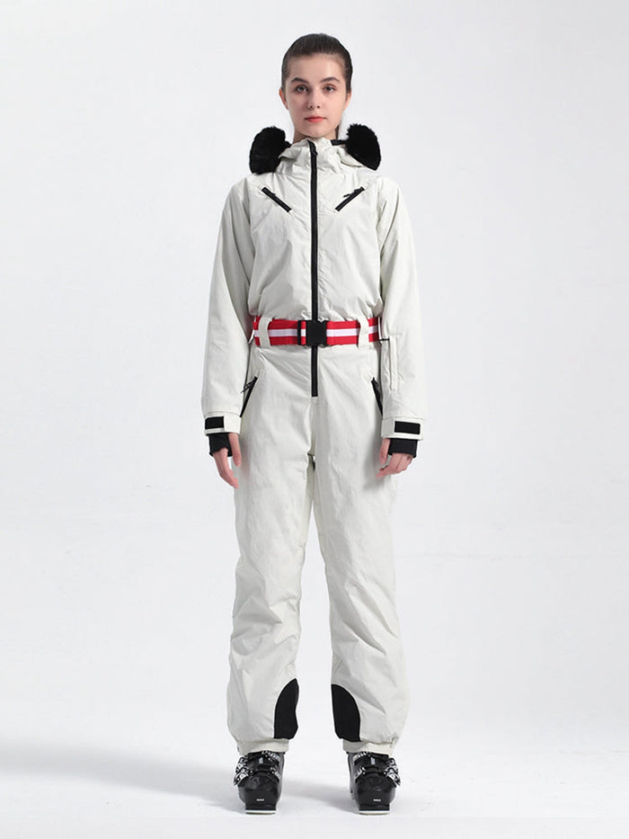 Retro Women's One Piece Ski Suit